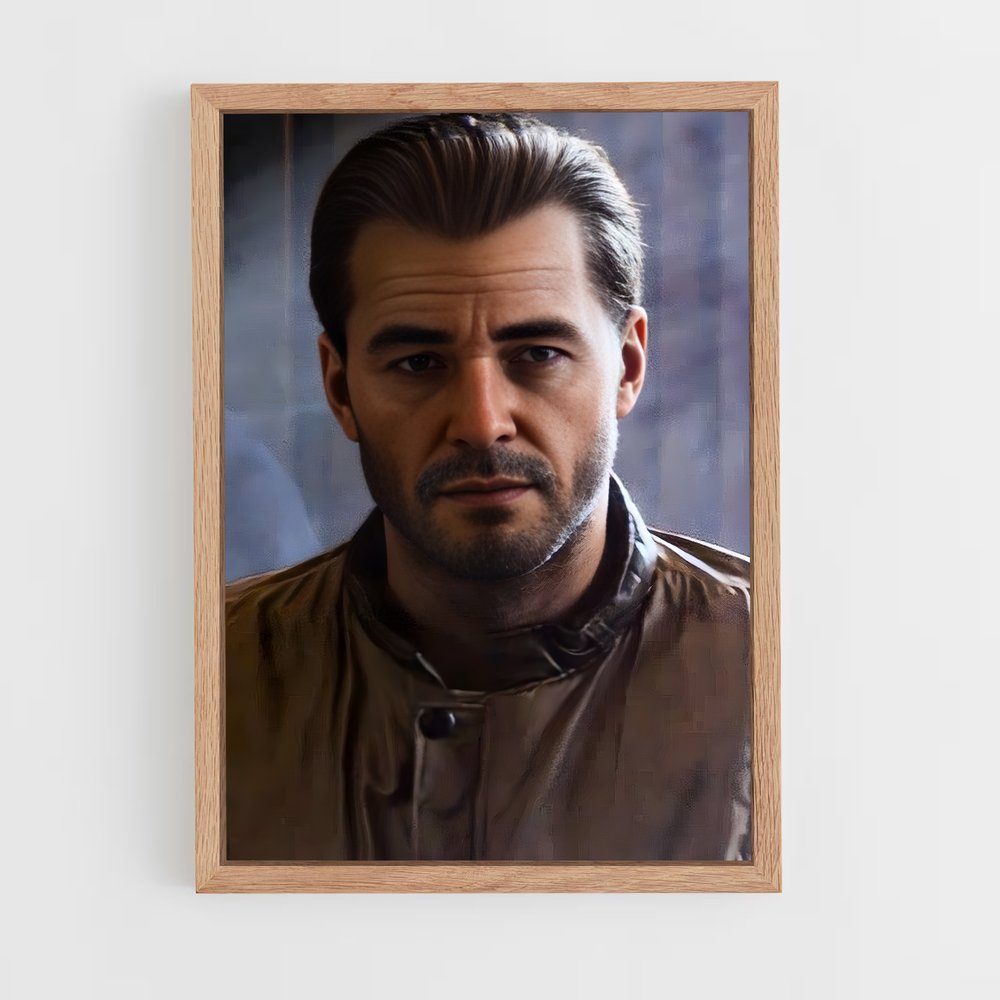 Poster L'Homme au Vêtement Brun – affiche Call of Duty (vue 4)